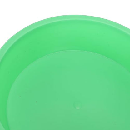 Fafeicy Feed Pan, 3 Pcs Thickened PP Plastic Livestock Feeder Bucket, 4L Capacity for Chicken Duck Goose, Outdoor Feeding and Watering Bowl for Poultry Coop