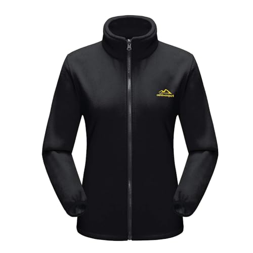 MAGCOMSEN Women's 3-in-1 Winter Coats Snow Ski Jacket Waterproof Windproof Fleece Lined Winter Jacket Parka - color: Black, size: Large