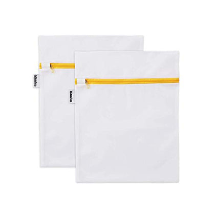 Mamlyn Mesh Laundry Bag for Delicates, Wash Bag for Underwear and Lingerie, Makeup Organizer Bag (2 Small) - size: 2 Small
