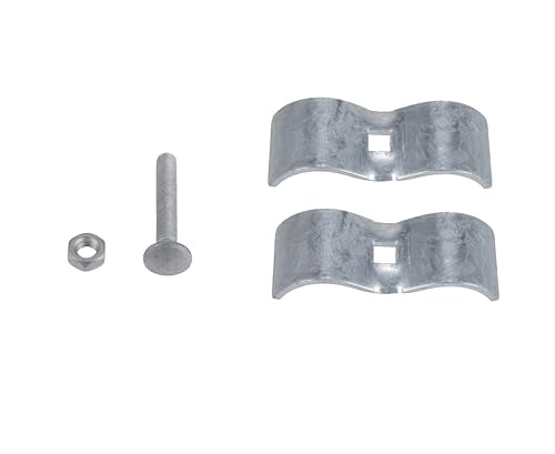10 Set Chain Link Fence Clamps 1-5/8" Dog Kennel Panel Clamp for Round Pipe Frame