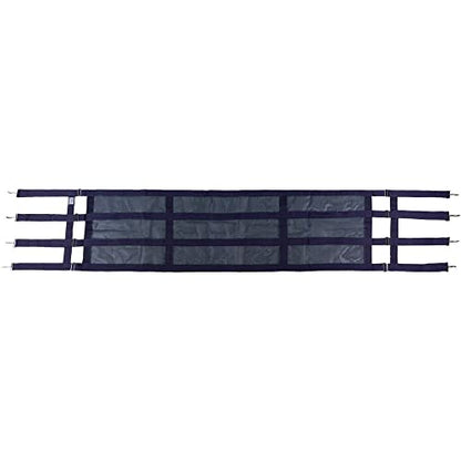 Dura-Tech Aisle Guard | Color Navy | Expands 10' to 12' | High Visibility Nylon Mesh | Promotes Maximum Airflow | Comes with Installation Kit Quality - color: Navy