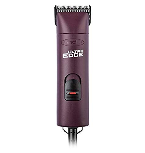Andis 22685 Professional UltraEdge Super 2-Speed Detachable Blade Clipper – Rotary Motor with Shatter-Proof Housing, Runs Calm & Silent, 14-Inch Cord - for All Coats & Breeds - 120 Volts, Burgundy