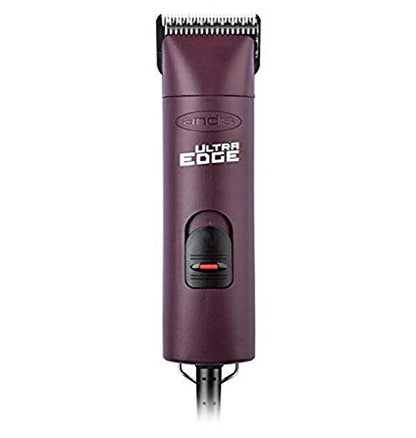 Andis 22685 Professional UltraEdge Super 2-Speed Detachable Blade Clipper – Rotary Motor with Shatter-Proof Housing, Runs Calm & Silent, 14-Inch Cord - for All Coats & Breeds - 120 Volts, Burgundy
