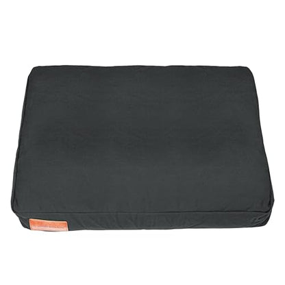 WHITEDUCK Dog Bed Cover (Black) 28" Lx20 Wx4.3 th (S) - color: Black - Only Cover, size: Small