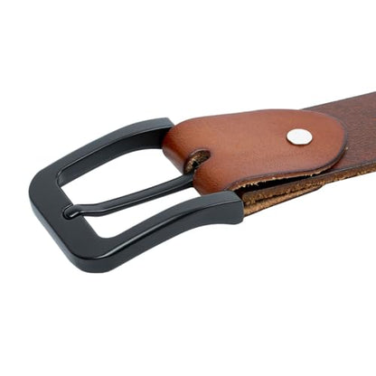 1.5"(38mm-40mm) Belt Buckle Men Replacement Buckle Heavy Duty - color: Black