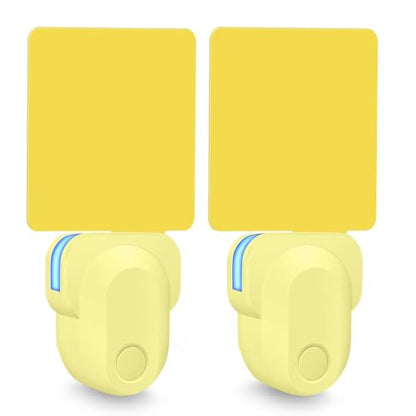 Flying Insect Trap Plug-in, Indoor Mosquito & Gnat Killer - color: yellow, size: 2 devices + 10 refills