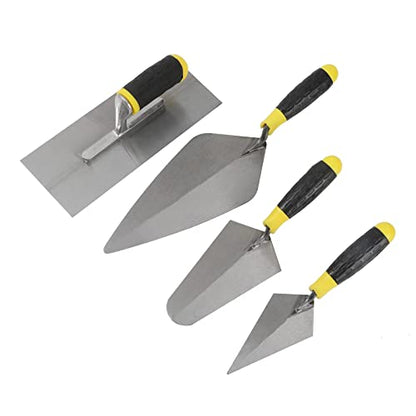 8-Piece Masonry Hand Tool Set Includes Finishing Trowel, Gauging Trowel, Pointing Trowel，etc…