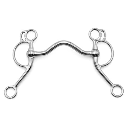 Jeffers Equine Horse Bits, Durable Training Horse Tack, Western Riding Equipment, Equestrian Accessories - style: Cowboy Pelham Curb Bit