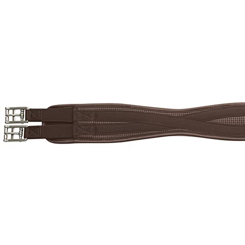 Ovsellerie Ovation Airform Chafeless Cushioned Textured Soft Horse Girth, Brown, 40