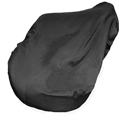 Derby All Purpose Nylon English Saddle Cover with Fleece Lining - Protects Saddles from Dust, Debris, and Damage - color: Navy