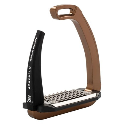 Acavallo Rel-X Easy Stirrups - color: Bronze