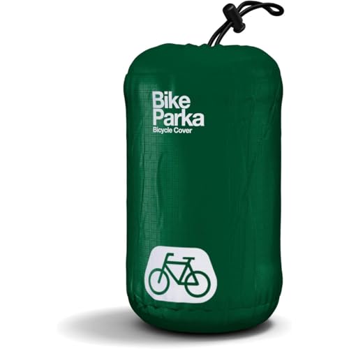 BikeParka STASH Waterproof Bicycle Cover (Forest Green) - color: Forest Green