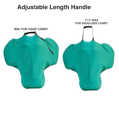 Majestic Ally English Saddle Cover with Adjustable Handle, 4-Way Stretch Spandex/Elastane Fabric, Multiple Colors (Royal Blue) - color: Royal Blue