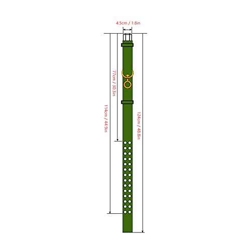 Cattle Collar, Adjustable Length Canvas Neck Strap for Livestock Supply (M)