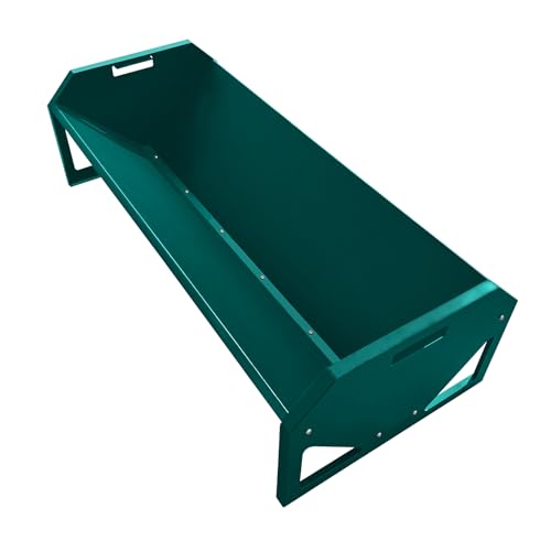 Garvee Livestock Feeder, 45.13" Hay Feeder for 10 Sheep Once - color: Dark Green