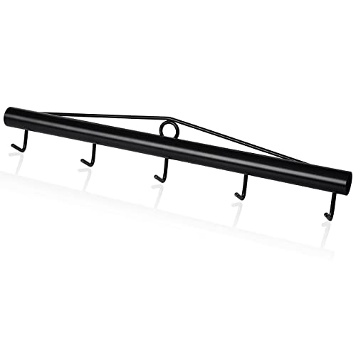 Chain Link Fabric Fence Stretcher,5-Thicken Hook Bar,31.5 Inch Woven Wire Stretcher,Fence Stretcher Tool,Steel,Black