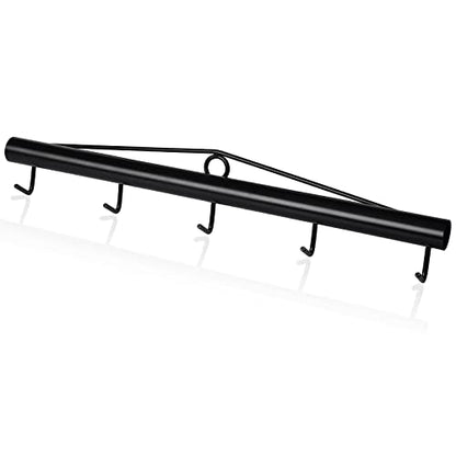 Chain Link Fabric Fence Stretcher,5-Thicken Hook Bar,31.5 Inch Woven Wire Stretcher,Fence Stretcher Tool,Steel,Black