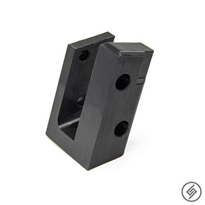 Spartan Mounts Compatible with Glock Pistols | Pistol Wall Display Mounting Hook | Gun Safe Wall Storage Organization System | Unique Low Profile Design | Made in USA - style: G 22 23 24 27 35 37 [Right]