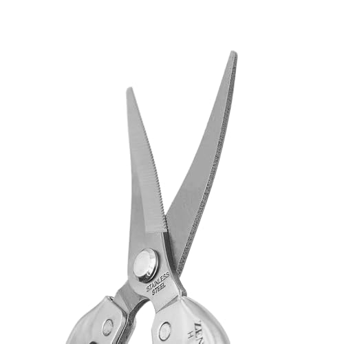 Harvest-Bunch Cutter, Curved Stainless Steel Serrated Blade