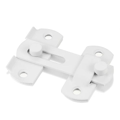 Matte White Stainless Steel Barn Door Latch Bi-fold Door Lock_S - color: Small Matte White