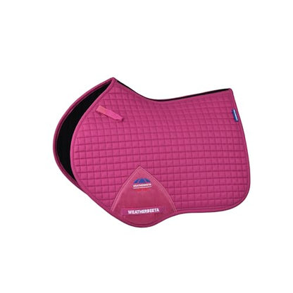 WeatherBeeta Prime Air-Tec Jump Shaped Saddle Pad - color: Bright Magenta, size: Large