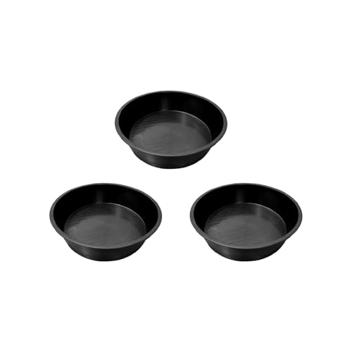 3 Pack Rubber Feed Pan,Heavy Duty Horse Water Bowl for Livestock
