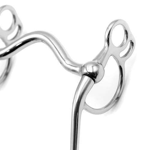 Jeffers Equine Horse Bits, Durable Training Horse Tack, Western Riding Equipment, Equestrian Accessories - style: Cowboy Pelham Curb Bit