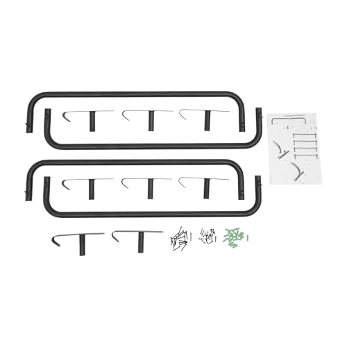 4Pcs Blanket Rack with Hooks,33.8 Inch Wall Mounted Blanket Bar for Hanging Horse Blankets Pads Saddle Blankets, for Stall Fronts, Tack Rooms