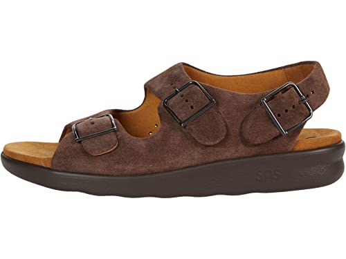 SAS Women's Relaxed Heel Strap Sandal - color: Teddy, size: 12