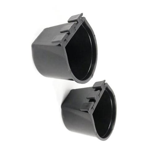 Black Cage Cups for Feed & Water for Poultry, Ducks, Birds, 2 Pack | Fits Hamsters, Direct Fit Powersports and Outdoor Equipment Replacement Part for Reliable Service
