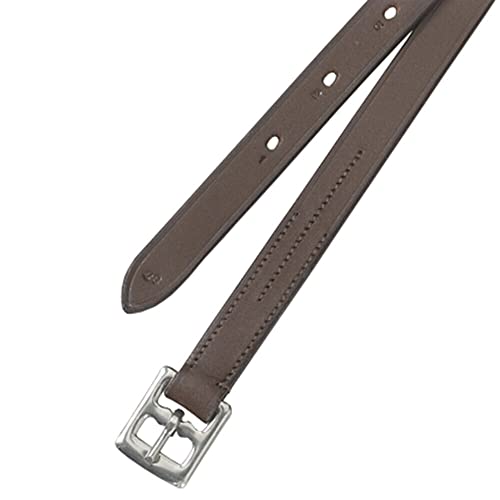 Camelot Children Stirrup Leathers Brown 3/4inX48in