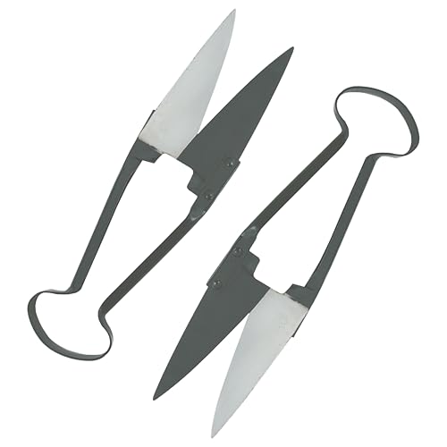 Single Bow Economy Sheep Shears – Ergonomic Design with Back Enameled Handles, 6" Sharp Blades, 12" Overall Length – Ideal for Sheep, Goats, and Livestock – Comfortable and Durable Tool - size: Shears 12 Inch