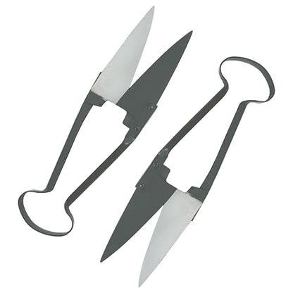 Single Bow Economy Sheep Shears – Ergonomic Design with Back Enameled Handles, 6" Sharp Blades, 12" Overall Length – Ideal for Sheep, Goats, and Livestock – Comfortable and Durable Tool - size: Shears 12 Inch