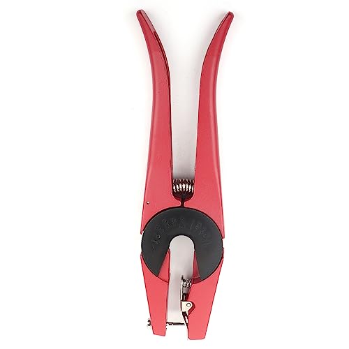 Generic Livestock Ear Tag Plier Applicator Tool Heavy Duty Alloy Ergonomic Anti Slip Handle with Spare Pin for Pig Cow Cattle Sheep Goat Farm Animals