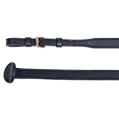 Billy Royal Flat Leather Show Lead | Unrivaled Durability & Comfort | Ideal for Equestrian Enthusiasts | Extra-Long with Hand Stop