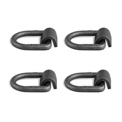 4 Pack Heavy Duty Weld On D-Ring for Trailer 1/2 Inch 12000 LBS. | Weld On D-Ring for Trailer 1/2 Inch Max Break Strength 12000 LBS,Stake Pocket D Rings Truck Tie Down Anchor - size: 1/2 inch