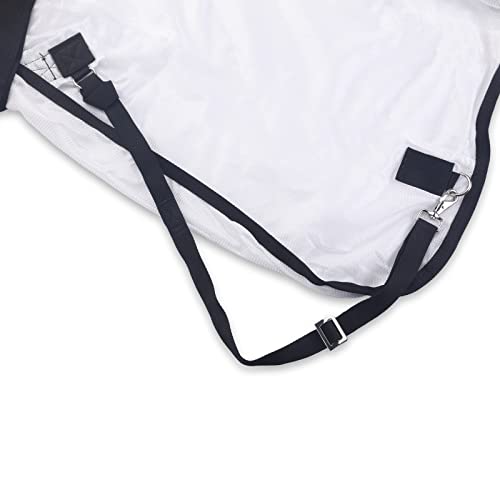 Comfy Mesh Horse Fly Sheet Equine Summer Sheets Stand Neck White 72 - color: White, size: 72