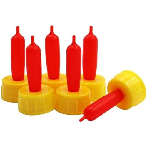 6-Pack Livestock Nursing Teats – Natural Rubber Lamb & Calf Bottle Nipples for Sheep, Goats, and Calves – Durable, Soft, and Easy-to-Use Replacement Teats (6.2 x 3 x 3 cm)