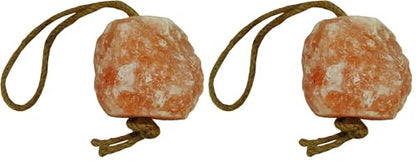Horsemen's Pride Himalayan Salt Block on Rope for Horses, 4.4 Pounds, SS44 (Pack of 2)