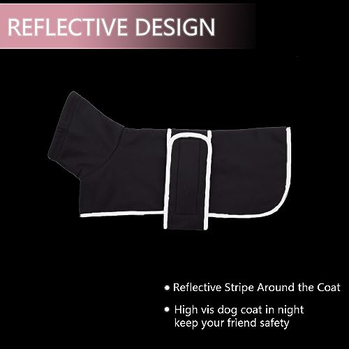 Dachshund Coats Sausage Dog Fleece Coat in Winter Miniature Dachshund Clothes with Hook and Loop Closure and high vis Reflective Trim Safety - Gray - S - color: Gray, size: Small(Back: 14"-15"in)