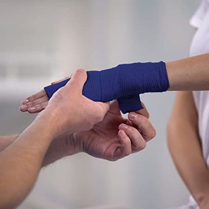 Juvale Cohesive Bandage Vet Wrap Rolls - Sprain & Strain Support Elastic Bandage & Vet Wrap for Dogs & Horses - Self-Adherent Dog Wound Care Tape - First Aid & Sports Tape - 12 Count, 4 in x 5 yd