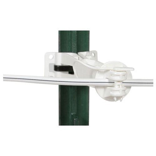 Gallagher 20-Pack HD Multi-Post Pinlock 5 inch Offset Insulator | Secure Electric Fence Wire with Durable UV-Resistant Design for T-Posts and Wood Posts | Easy Installation and Reliable Wire Retention