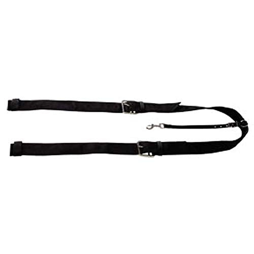 Western Nylon Rear Flank Cinch Set - color: Black