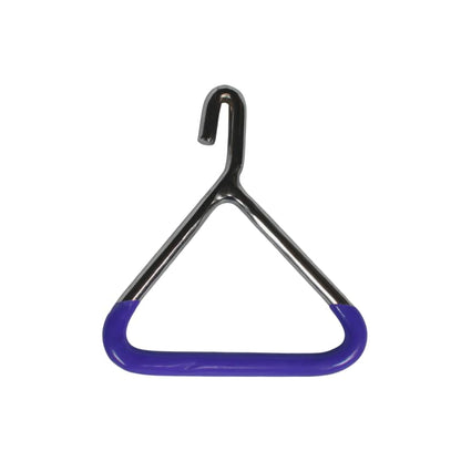IVS OB Chain Handle - Chrome-Plated - Blue Rubber Grip | Ergonomic Veterinary Calving Tool for Cattle, Sheep, and Goats