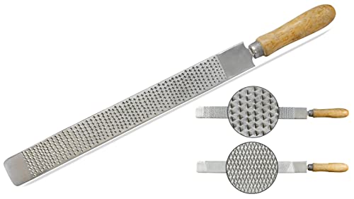 Professional Vet Farrier Tool Equine Horse Shoe Hoof Rasp Wood Handle