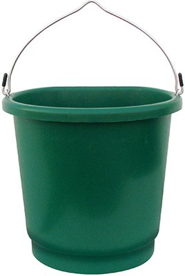 Farm Innovators FB-80 3 Gallon Heated Flat Back Buckets - Quantity 2