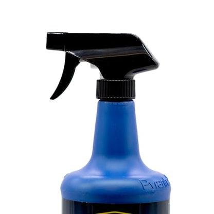 Pyranha Equine Spray and Wipe Fly Repellent for Horses – Water-Based Formula with Citronella Scent, Long-Lasting, Dust-Free, No Shake Required, Quart - size: Quart