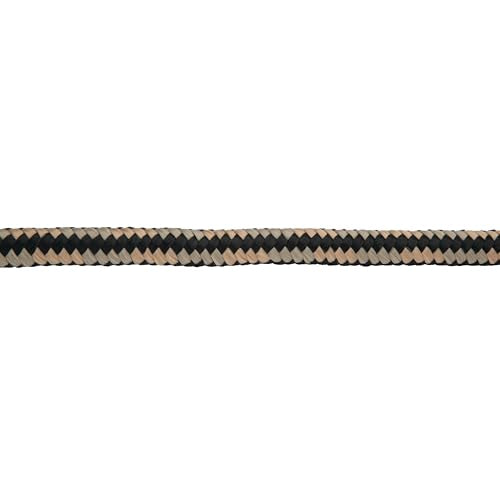 Weaver Leather Poly Lead Rope, Black/Tan/Wheat, Small