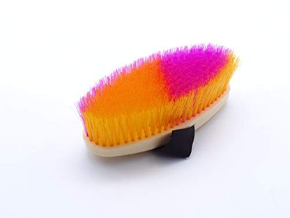 All Purpose Horse Grooming Body Brush - 2 Pack / 12 Pack - color: Green,Yellow