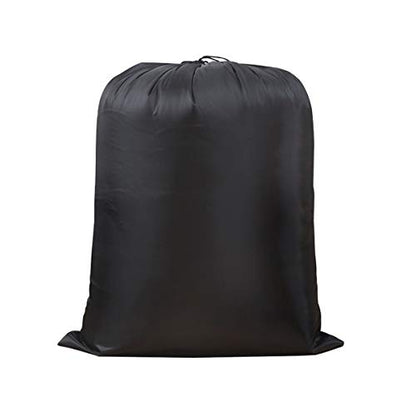 Extra Large Laundry & Storage Bag (37"x47", Black) | Lightweight, Dust & Moisture. Ideal for Blankets, Clothes, Pillows & Cushions for Moving, Dorms, Travel & Camping - size: 37"x47"